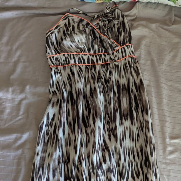 The Limited Leopard Print Halter Maxi Dress - Picture 2 of 4